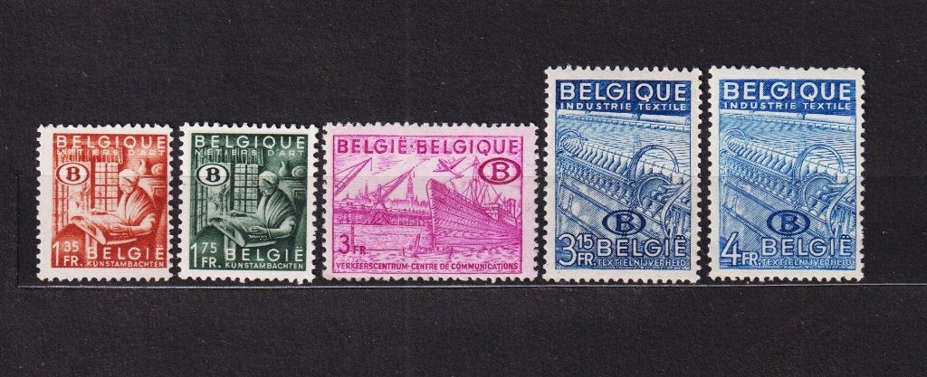 België Dienstzegels 1948 S42-S46 **, Postzegels en Munten, Verzenden, Postfris, Postfris