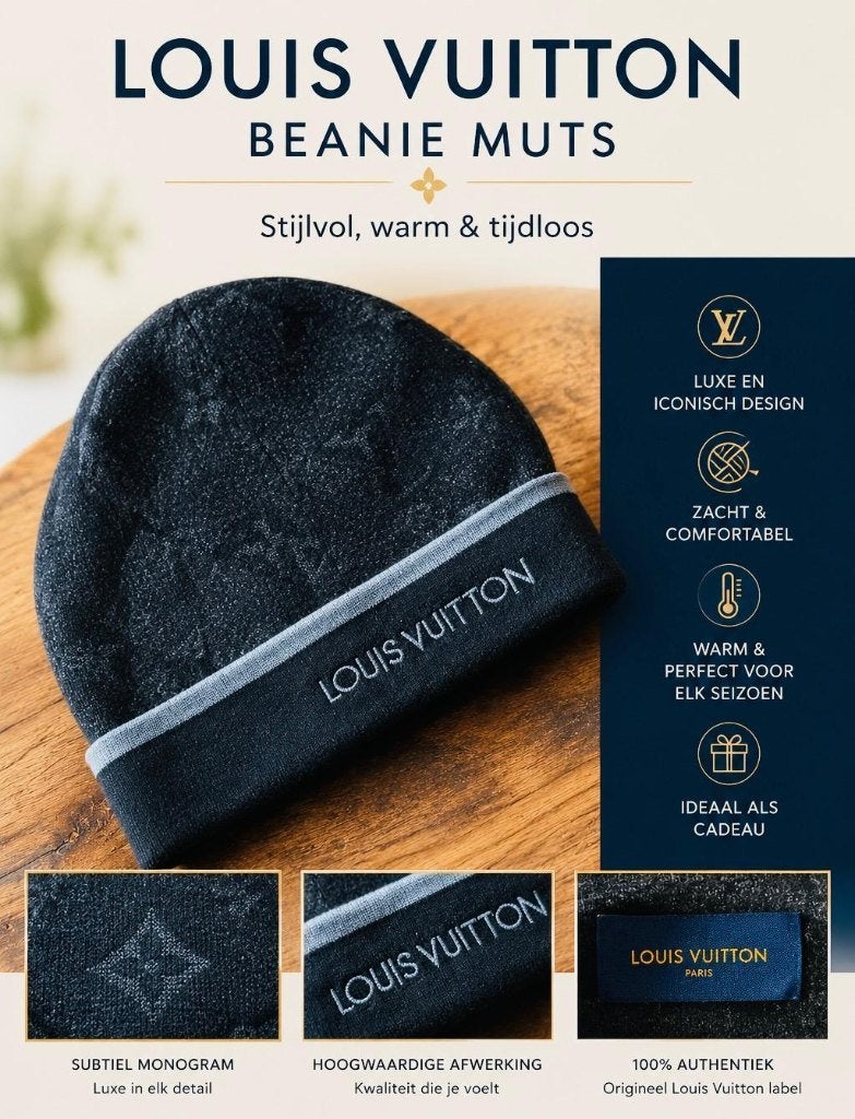Muts Louis vuiton, Kleding | Heren, Mutsen, Sjaals en Handschoenen, Ophalen, Zo goed als nieuw, Muts