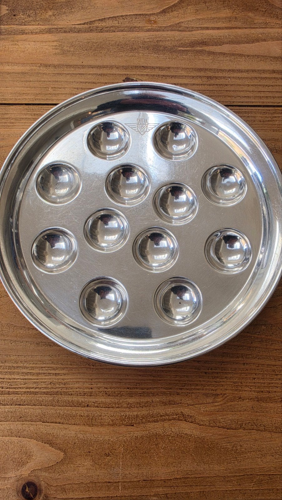 Assiette a escargots Wiskemann pour SABENA, Verzamelen, Sabenasouvenirs, Ophalen of Verzenden, Gebruikt