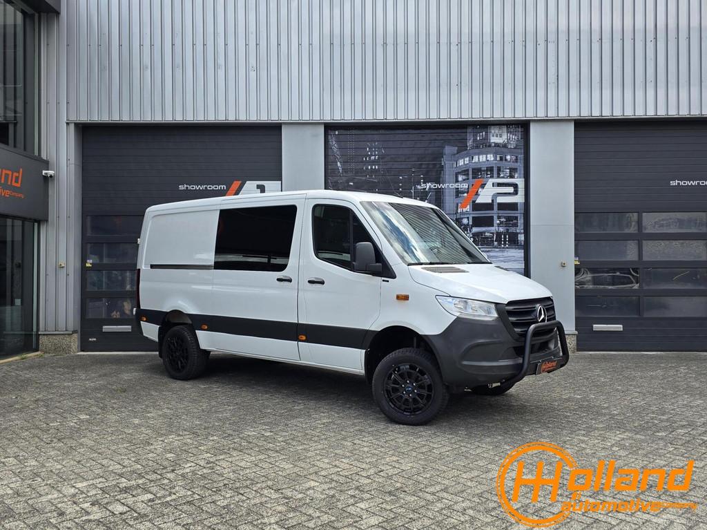 Mercedes Sprinter bestel 316 2.2 CDI L2H1 DC 4X4!, Auto's, Gebruikt, 4 cilinders, Wit, 2143 cc