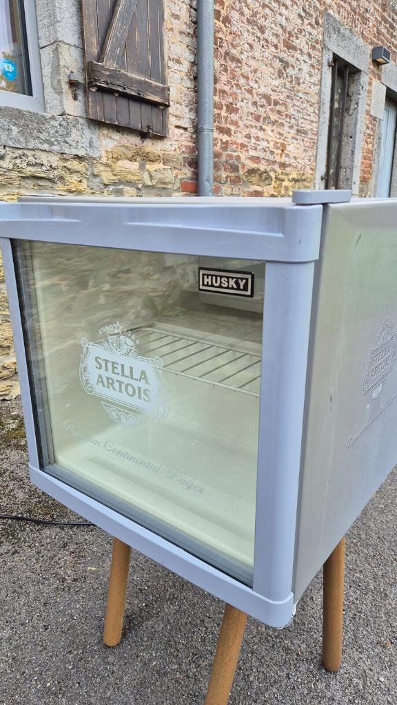 Stella Artois mini koelkast – glasdeur – werkt, Verzamelen, Ophalen, Gebruikt, Overige typen, Stella Artois