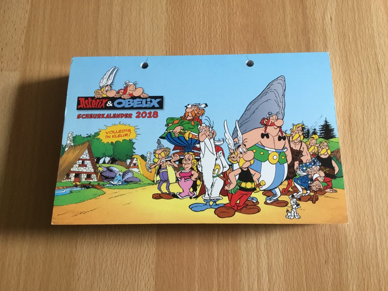 Kalender strip Asterix & Obelix, Verzamelen, Stripfiguren, Ophalen of Verzenden, Asterix en Obelix