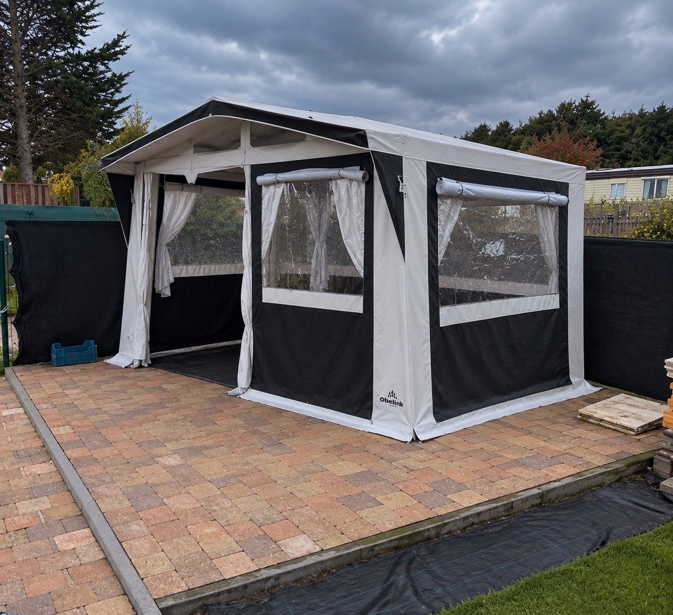 Schuurtent obelink outhouse 300, Caravans en Kamperen, Ophalen, Zo goed als nieuw
