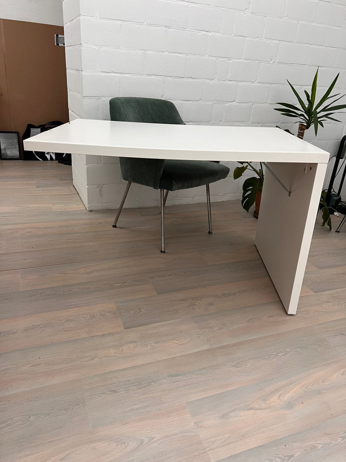 Bureau / table de travail / atelier IKEA KALLAX gratuit, Maison & Meubles, Bureaux, Enlèvement, Comme neuf, IKEA, Blanc