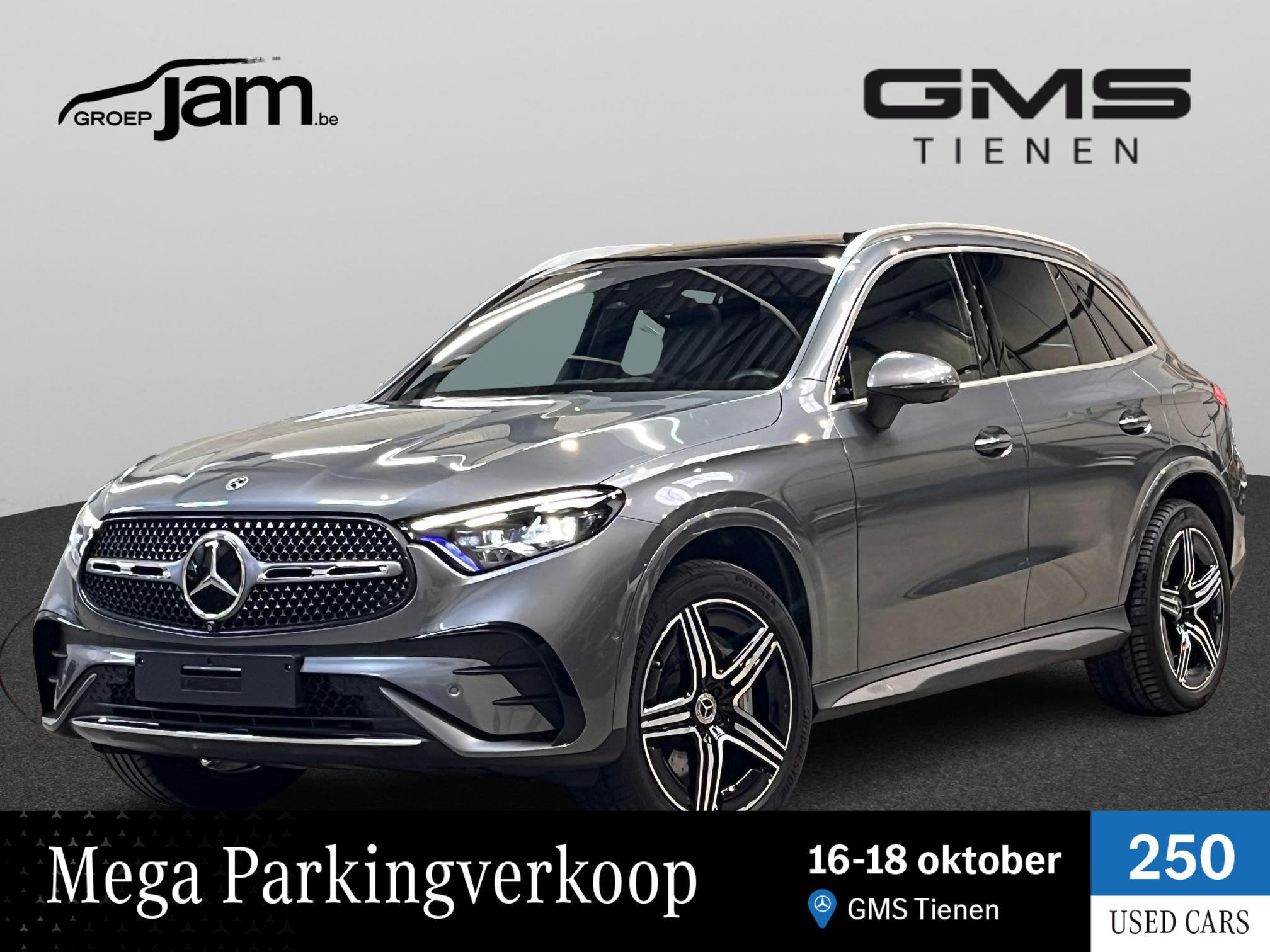 Mercedes-Benz GLC 300 de 4MATIC AMG Line (automatique), Autos, Argent ou Gris, 5 portes, GLC, Automatique