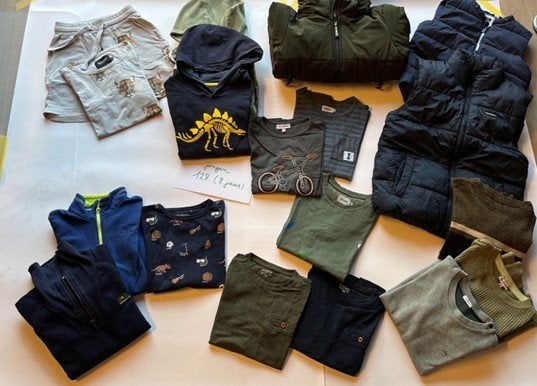 pakket kinderkledij jongen - maat 128, Kinderen en Baby's, Kinderkleding | Maat 128, Ophalen, Gebruikt, Jongen, Overige typen