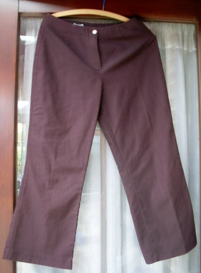 Donker paarse broek van Court One by Gerry Weber, Kleding | Dames, Maat 38/40 (M), Paars, Ophalen of Verzenden, Gerry Weber
