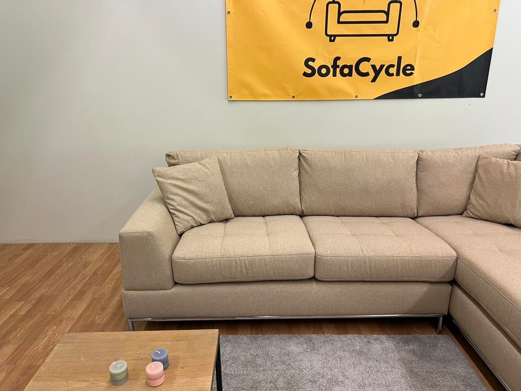 Siège beige Overstock (neuf) - Livraison /SofaCycle, Enlèvement ou Envoi, Comme neuf, SofaCycle, Tissus