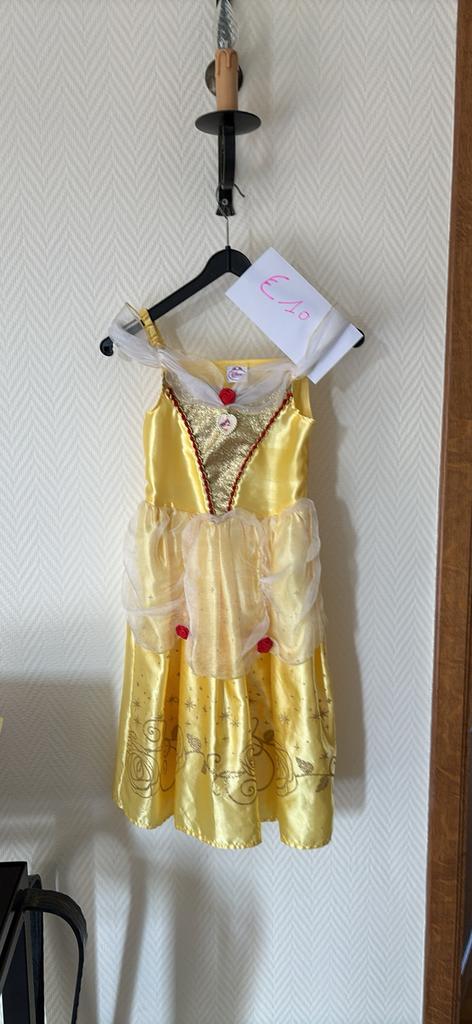 Belle prinsessenkleed disney, Ophalen of Verzenden, Zo goed als nieuw, Meisje