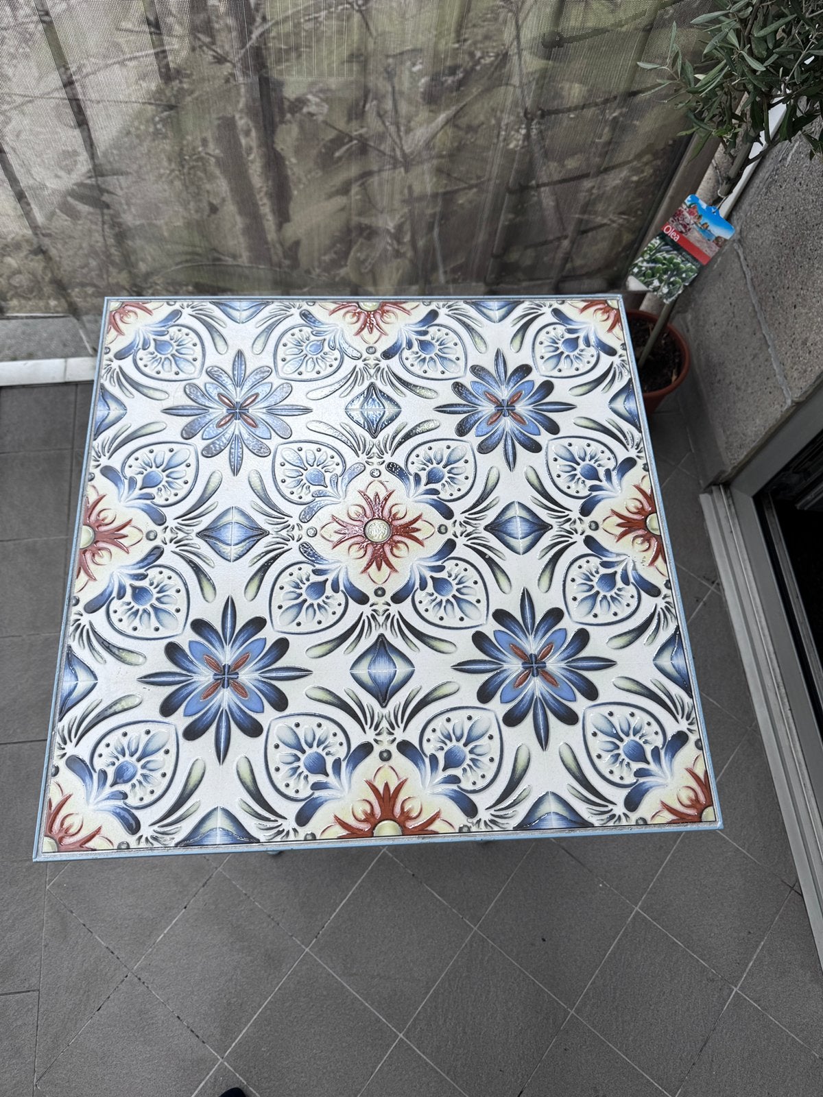 Tuintafel, Tuin en Terras, Ophalen, Nieuw, Vierkant, Metaal