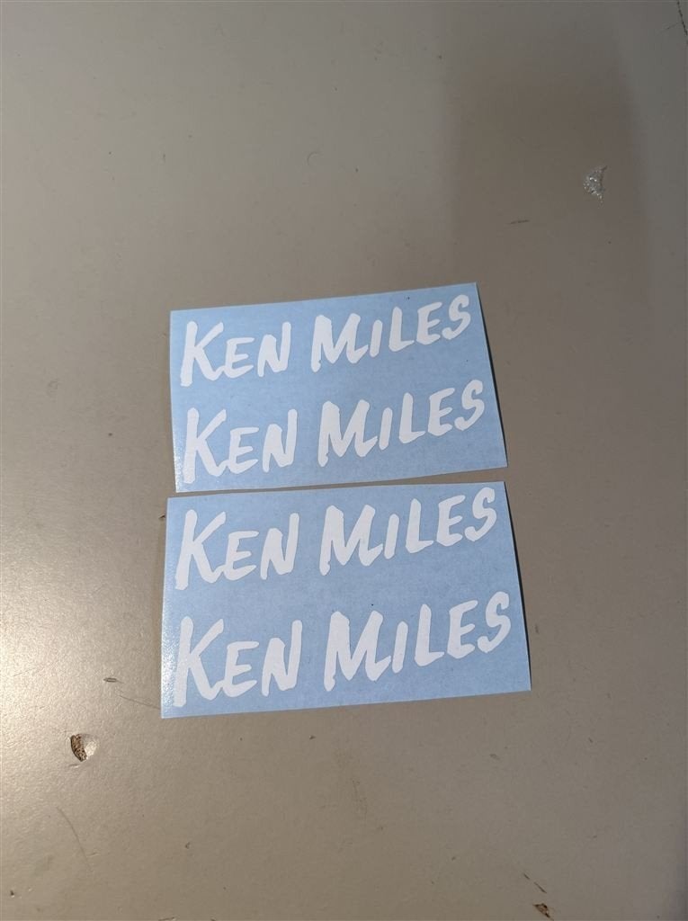 Stickets Ken miles - motorsport, Motoren, Accessoires | Stickers, Ophalen of Verzenden