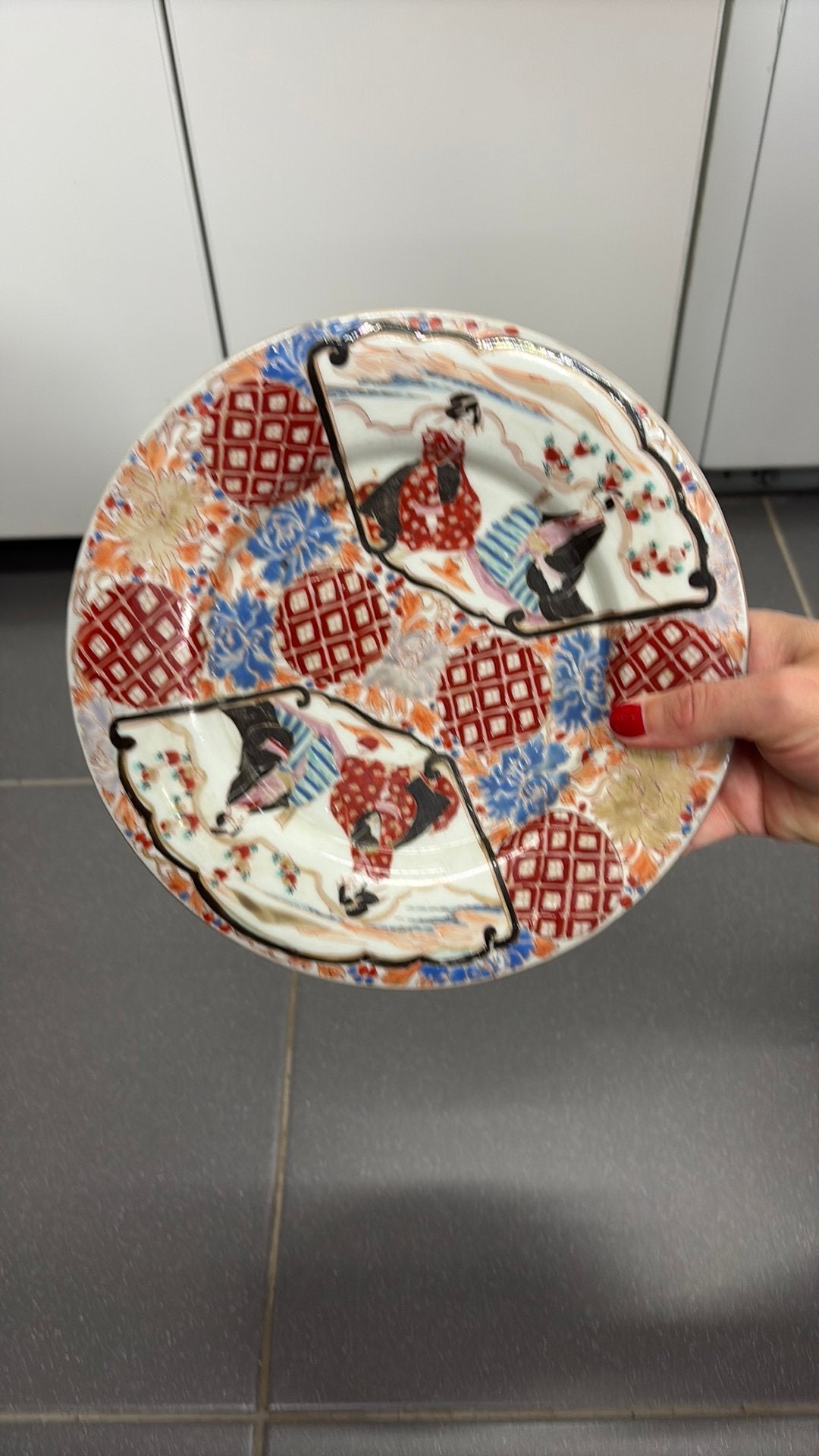 Japans porseleinen bord, Antiek en Kunst, Ophalen
