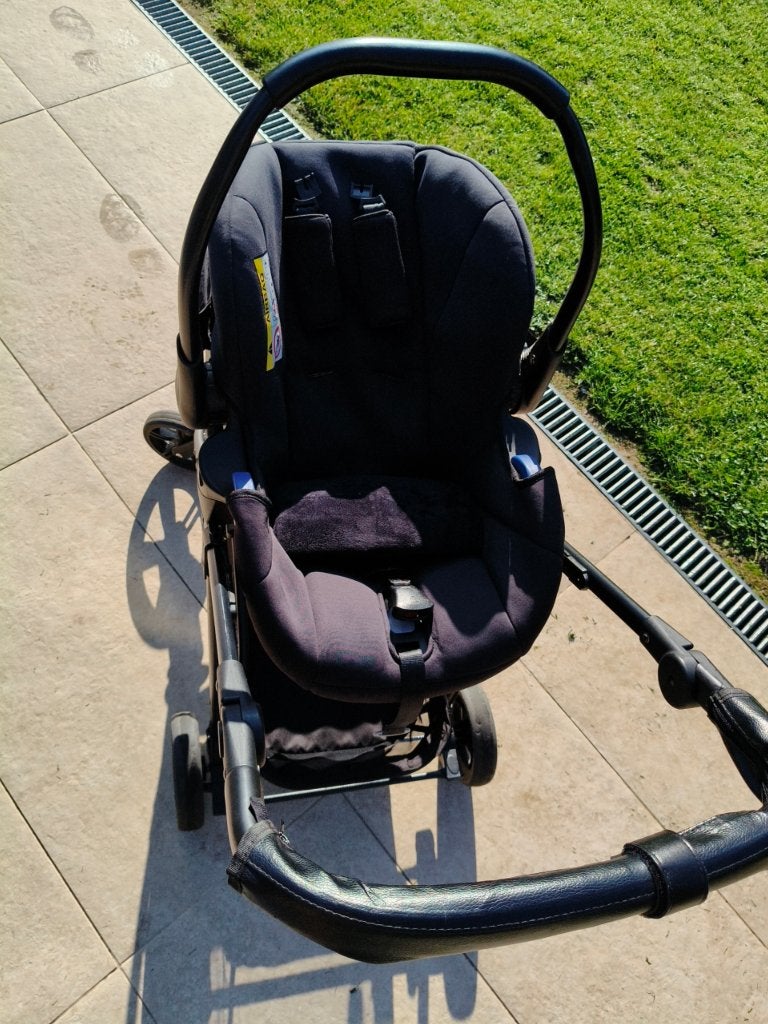 Hauck 3 in 1 wandelwagen Rapid 4 trio set inclusief isofix, Gebruikt, Combiwagen, Met autostoeltje, Ophalen