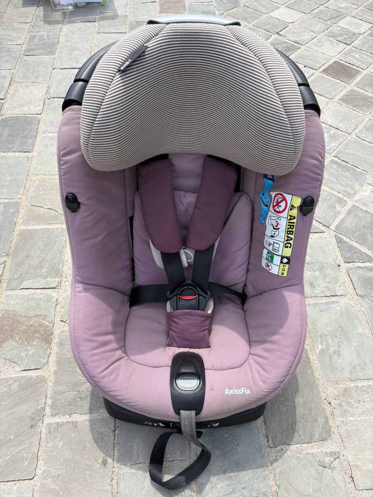 Autostoel Axissfix 90 graden draaibaar, Ophalen, Verstelbare rugleuning, Gebruikt, Isofix