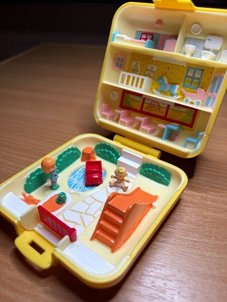 École maternelle vintage Polly Pocket Midges, Collections, Enlèvement ou Envoi, Utilisé