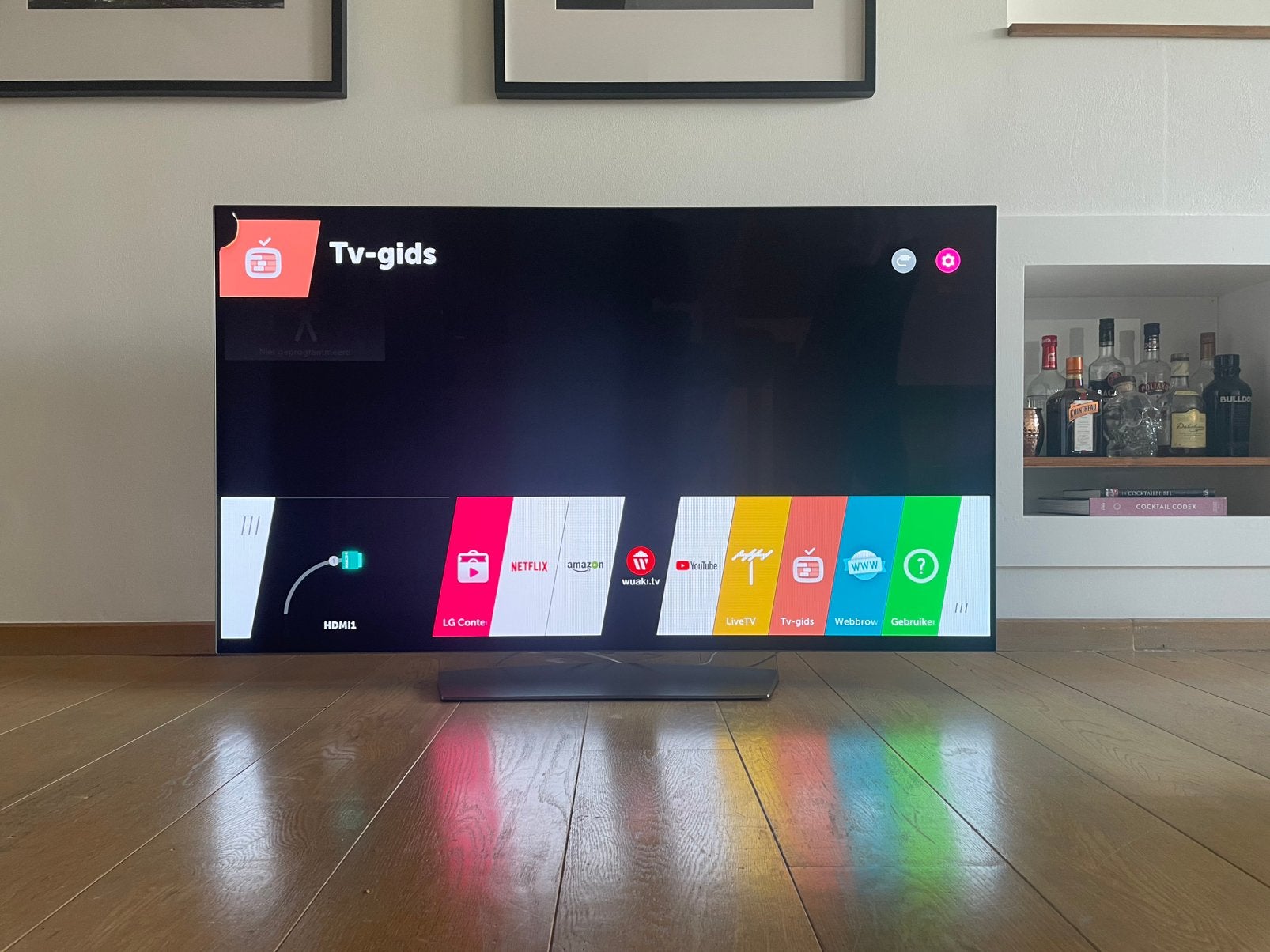 LG Oled 55eg9a7v Full HD - vlex met dode pixels op scherm, Audio, Tv en Foto, Ophalen, Zo goed als nieuw, OLED, LG