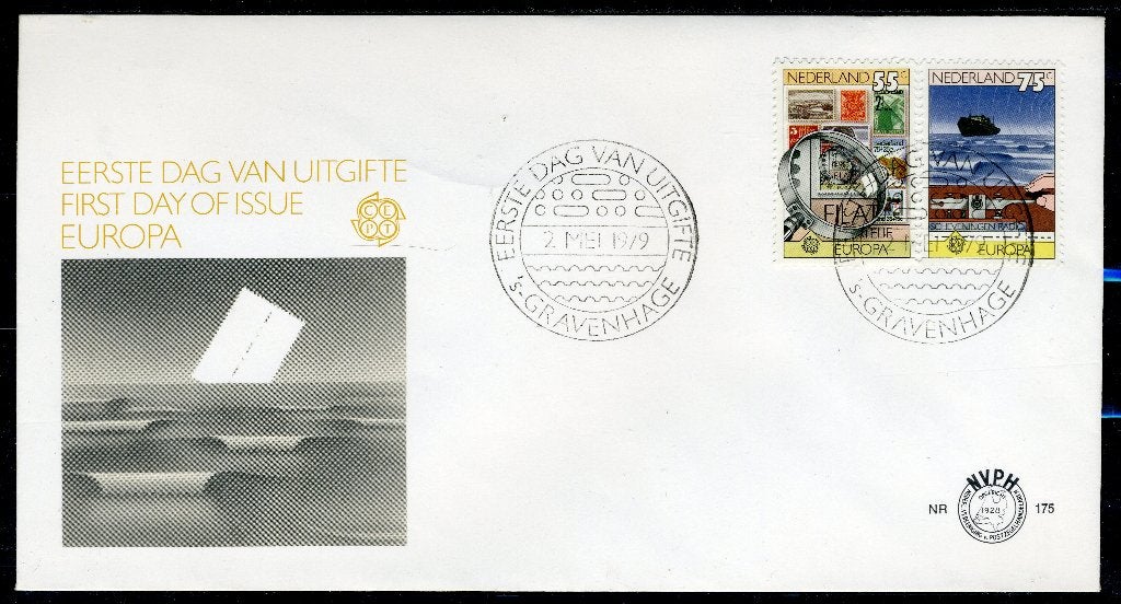 PAYS-BAS E175 FDC 1979 - Europe, Timbres & Monnaies, Envoi, Après 1940, Affranchi