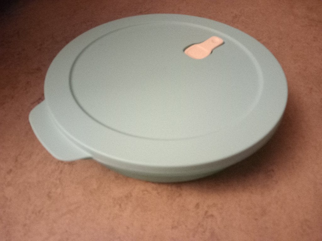 Grande Assiette à 3 Compartiments ChristalWave Tupperware., Maison & Meubles, Cuisine| Tupperware, Neuf, Autres types, Vert, Hermétique