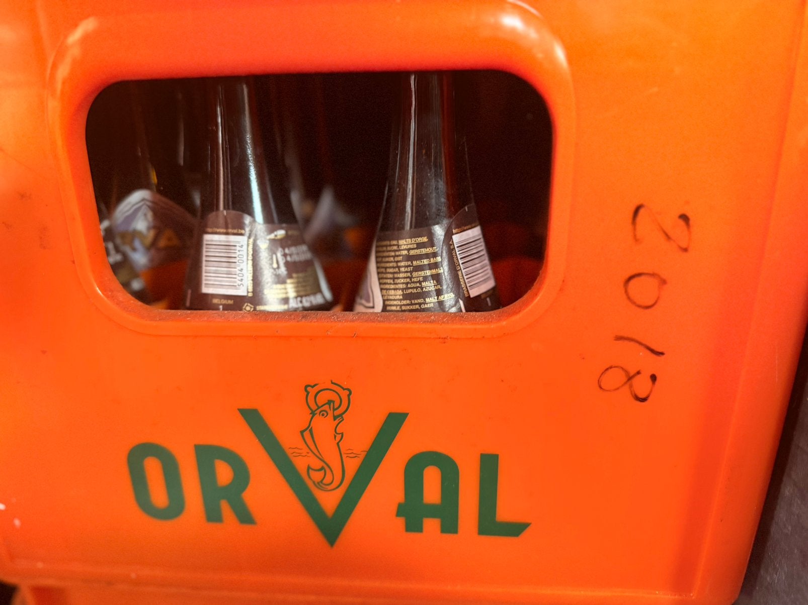 Bak orval bier, Ophalen