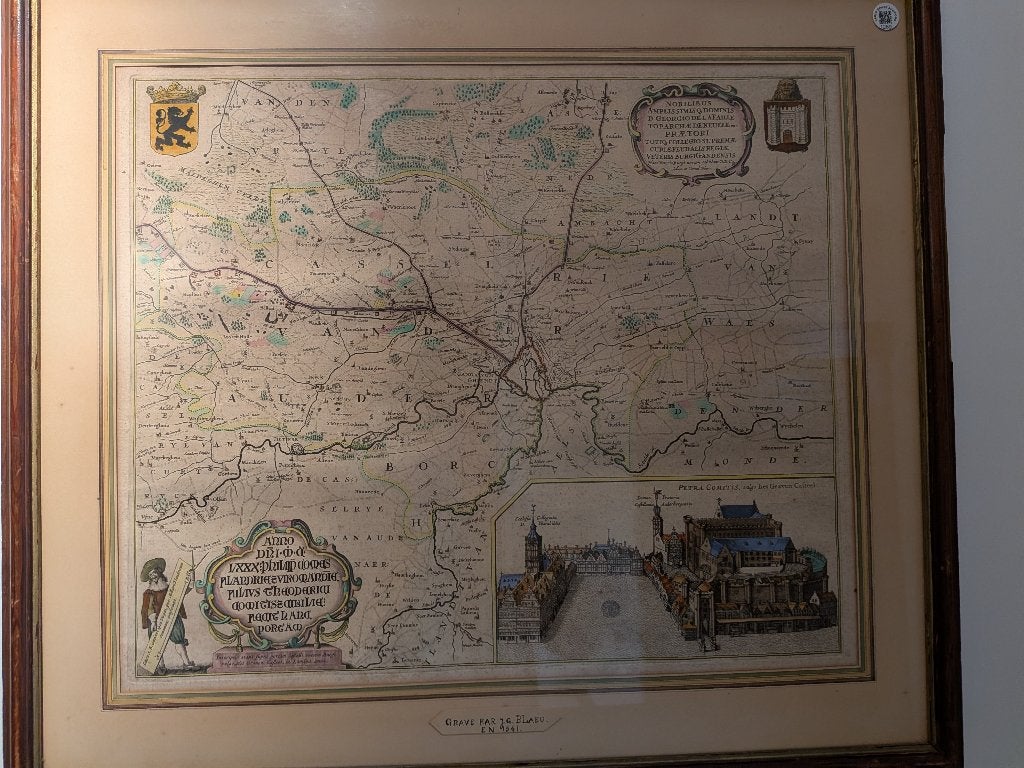Oude kaart Gent en omgeving (Joan Blaeu, 1662), Ophalen