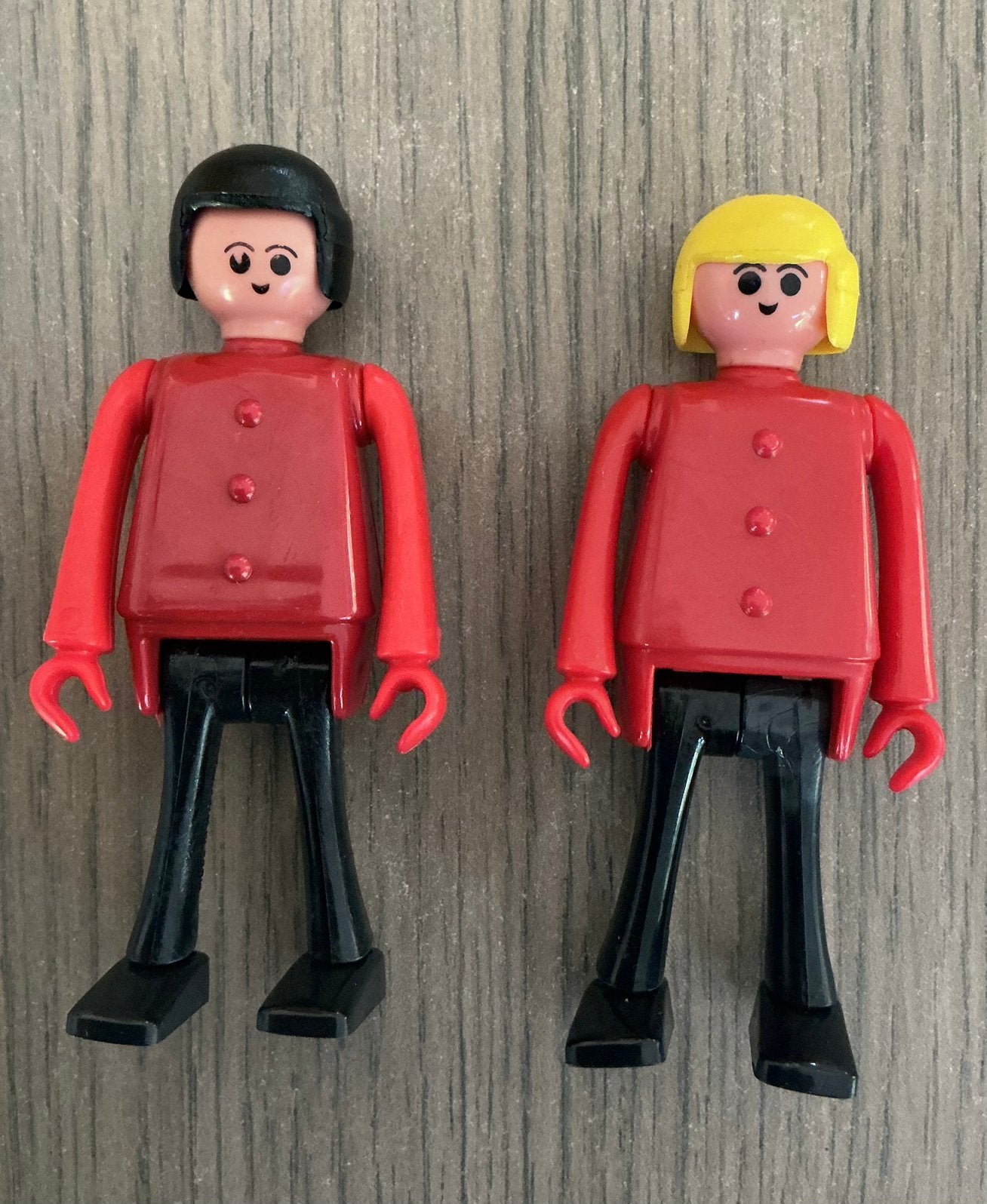2 vintage Play Big mannetjes jaar 1978, Kinderen en Baby's, Speelgoed | Playmobil, Ophalen, Gebruikt