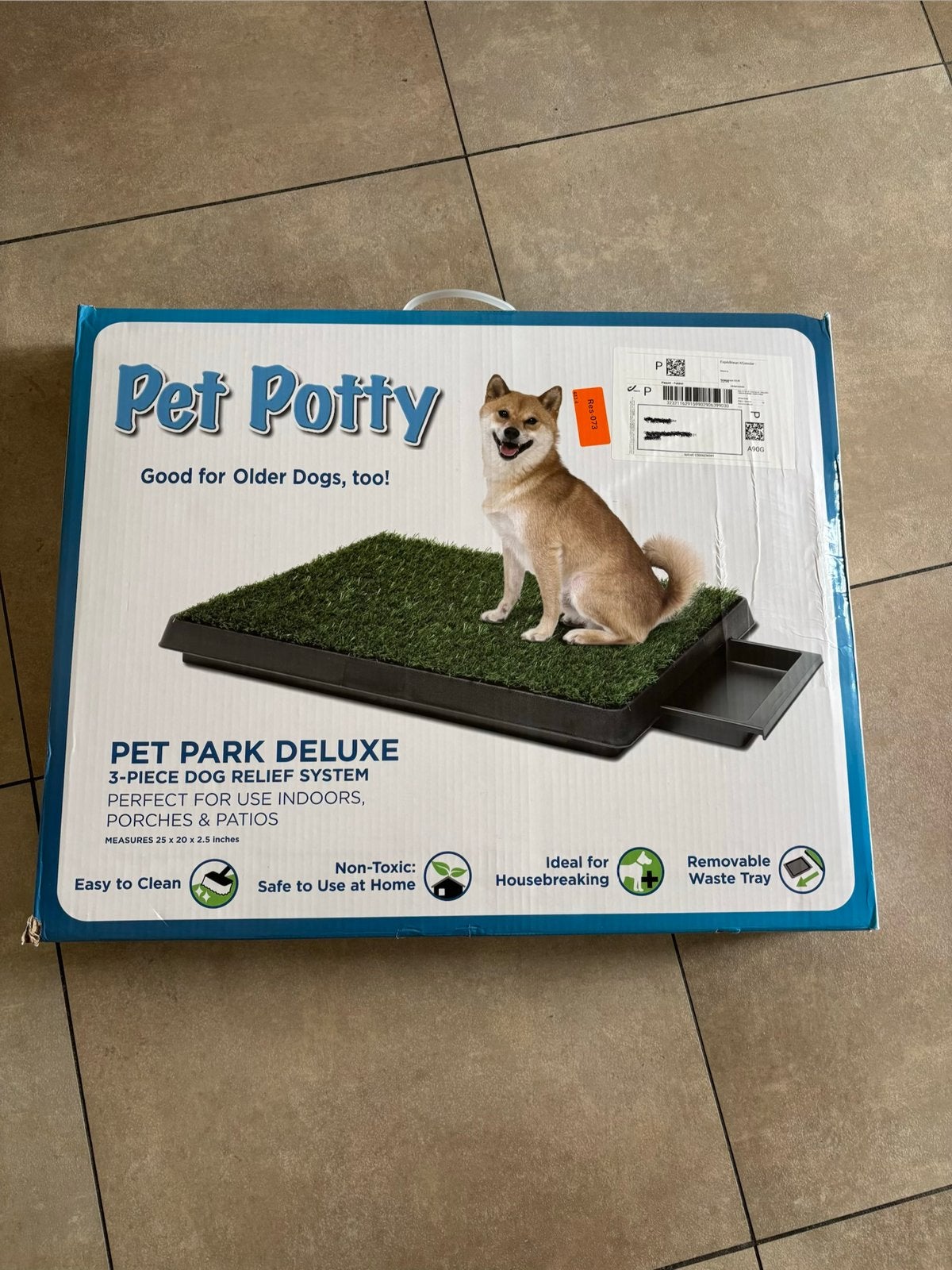 Kunstgras hondentoilet, Dieren en Toebehoren, Honden-accessoires, Zo goed als nieuw, Ophalen