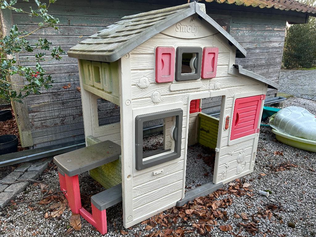 Smoby speelhuisje, Enlèvement, Utilisé, Synthétique