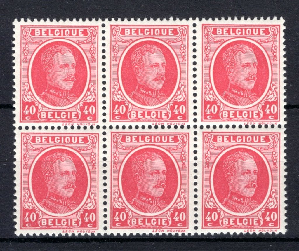 202 MNH 1922 - Z.M. Koning Albert 1 (6 stuks), Verzenden, Postfris, Postfris