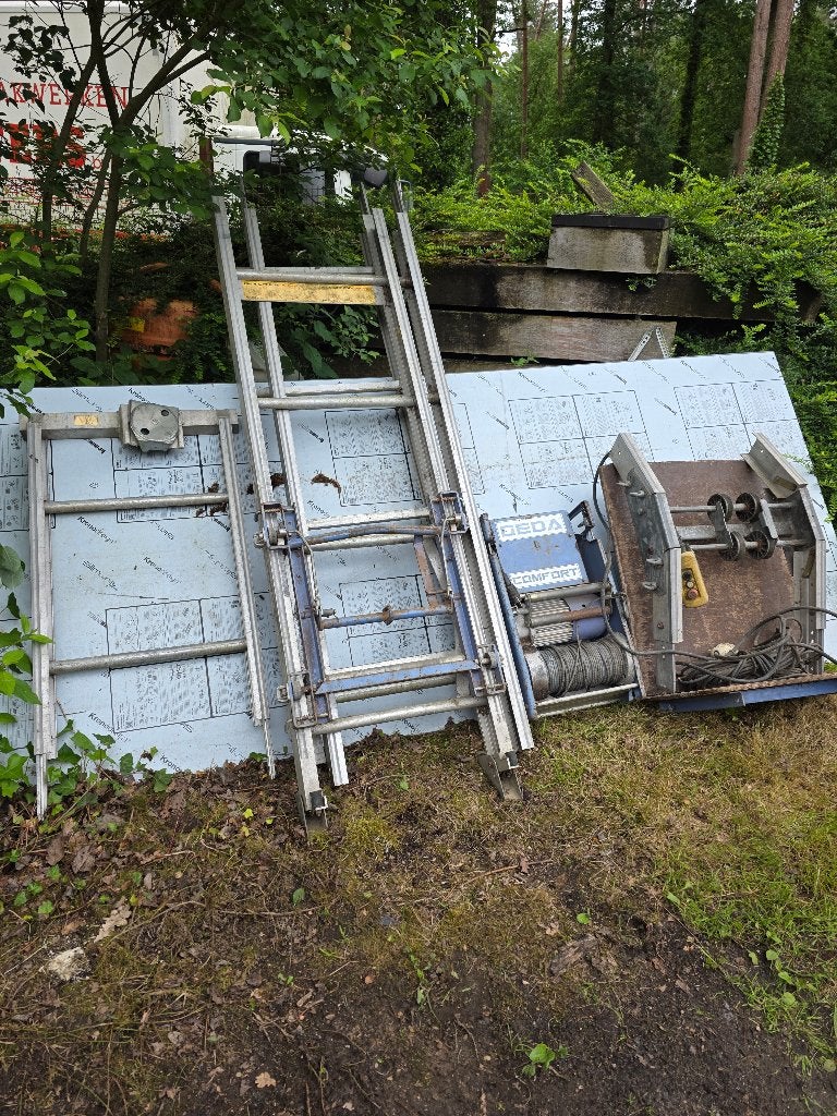 geda ladderlift, Bricolage & Construction, Monte-charges, Enlèvement, Utilisé, Ascenseur de chantier