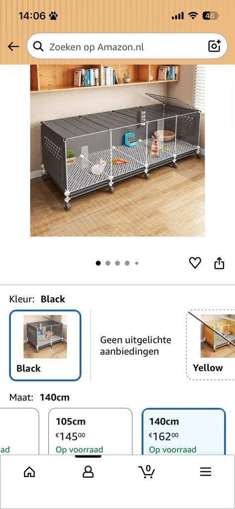 Konijnen hok, 110 cm of meer, Nieuw, Hok, Fret