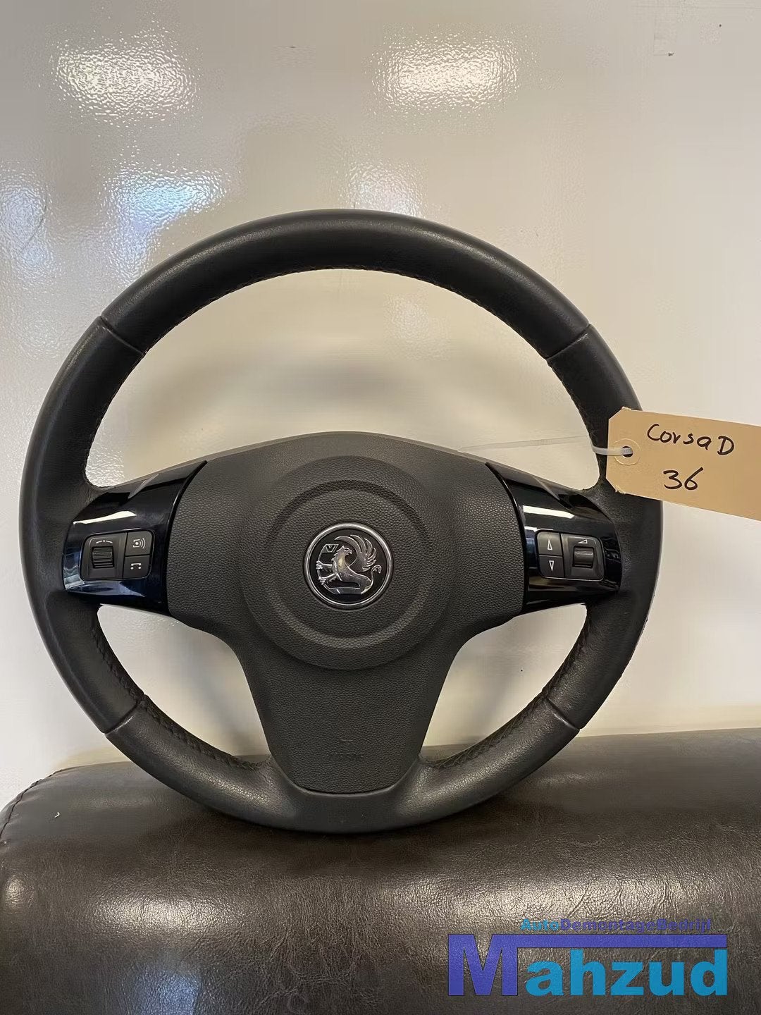 OPEL CORSA D zwart stuur met airbag stuurwiel, Gebruikt, Opel Automobile GmbH, Kontakt@opel-infoservice.de, Opel