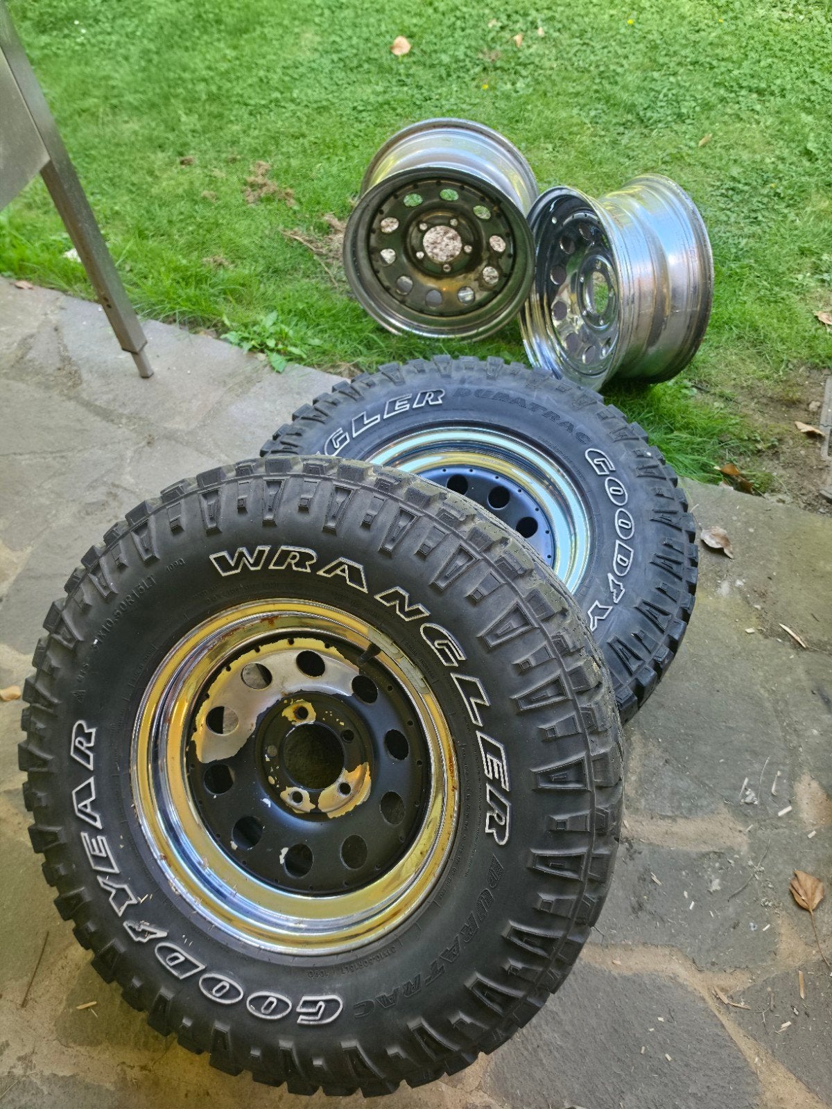 4 jantes acier pour véhicule tout terrain., Autos : Pièces & Accessoires, Pneus & Jantes, Pneus et Jantes, Pneus hiver, 15 pouces