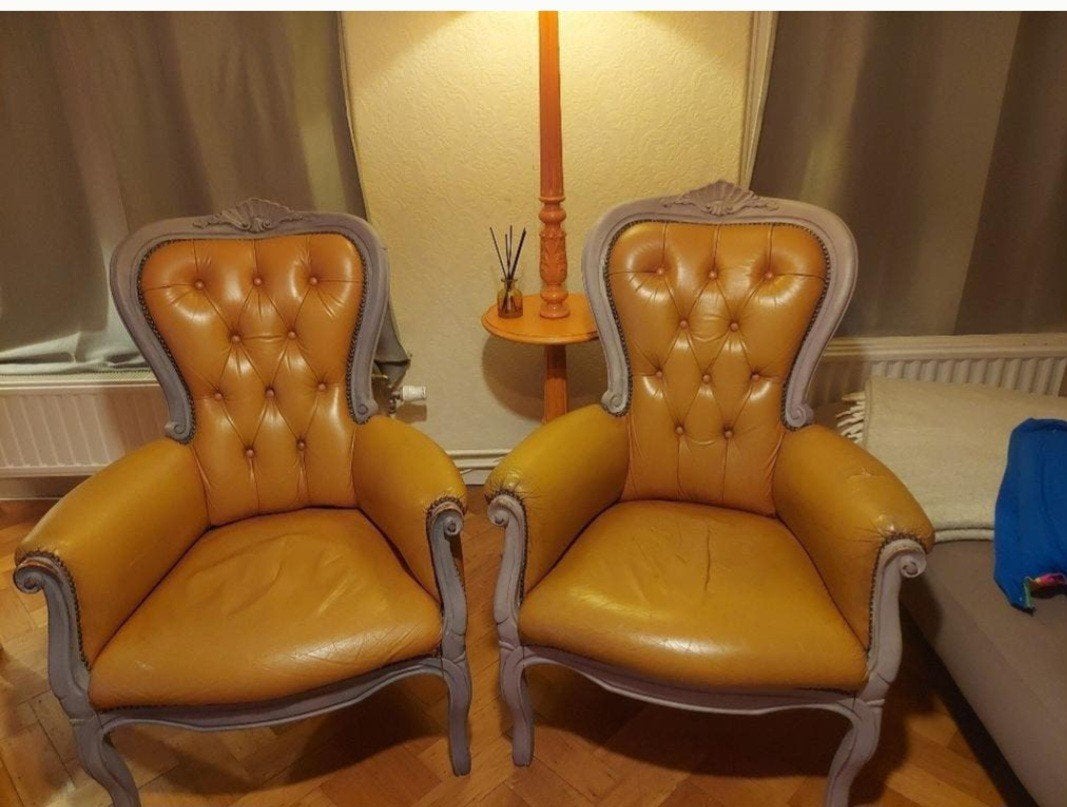 superbe paire de fauteuils de style classique baroque, Enlèvement