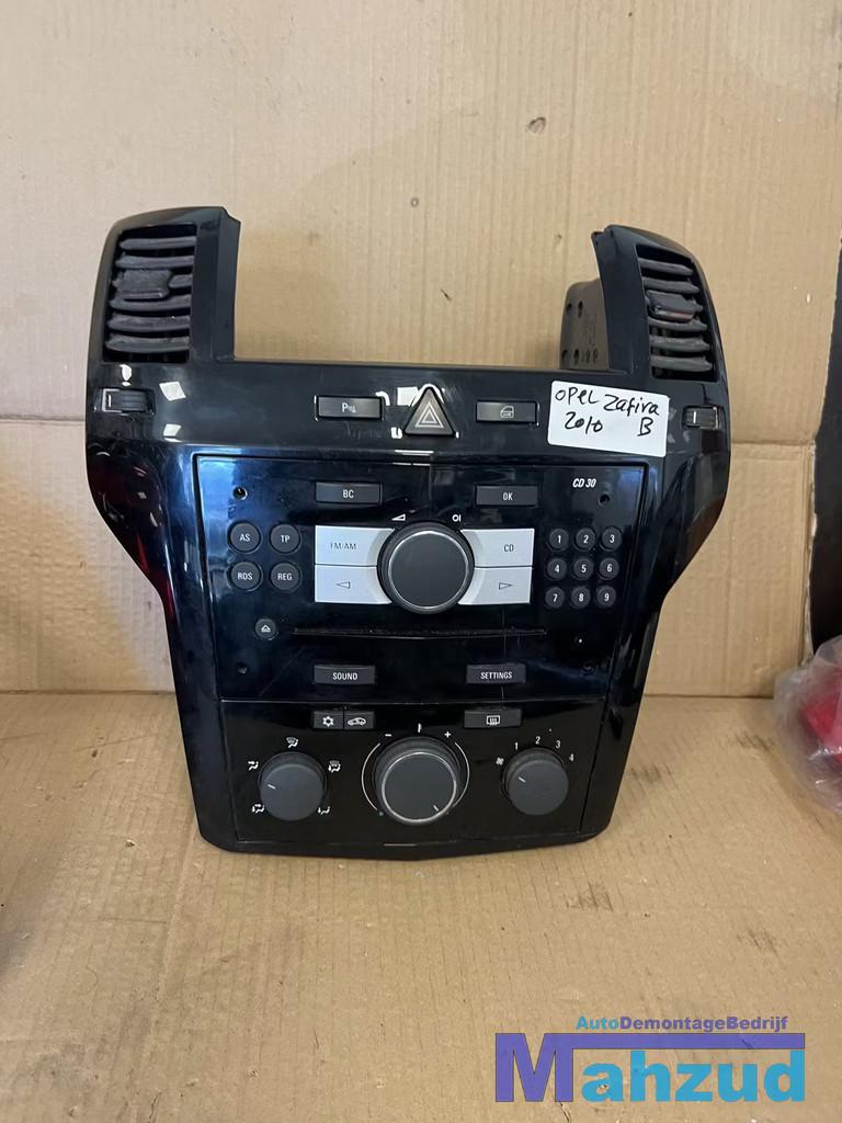 OPEL ZAFIRA B Zwart middenconsole radio kachel bedieningspan, Gebruikt, Opel Automobile GmbH, Kontakt@opel-infoservice.de, Opel