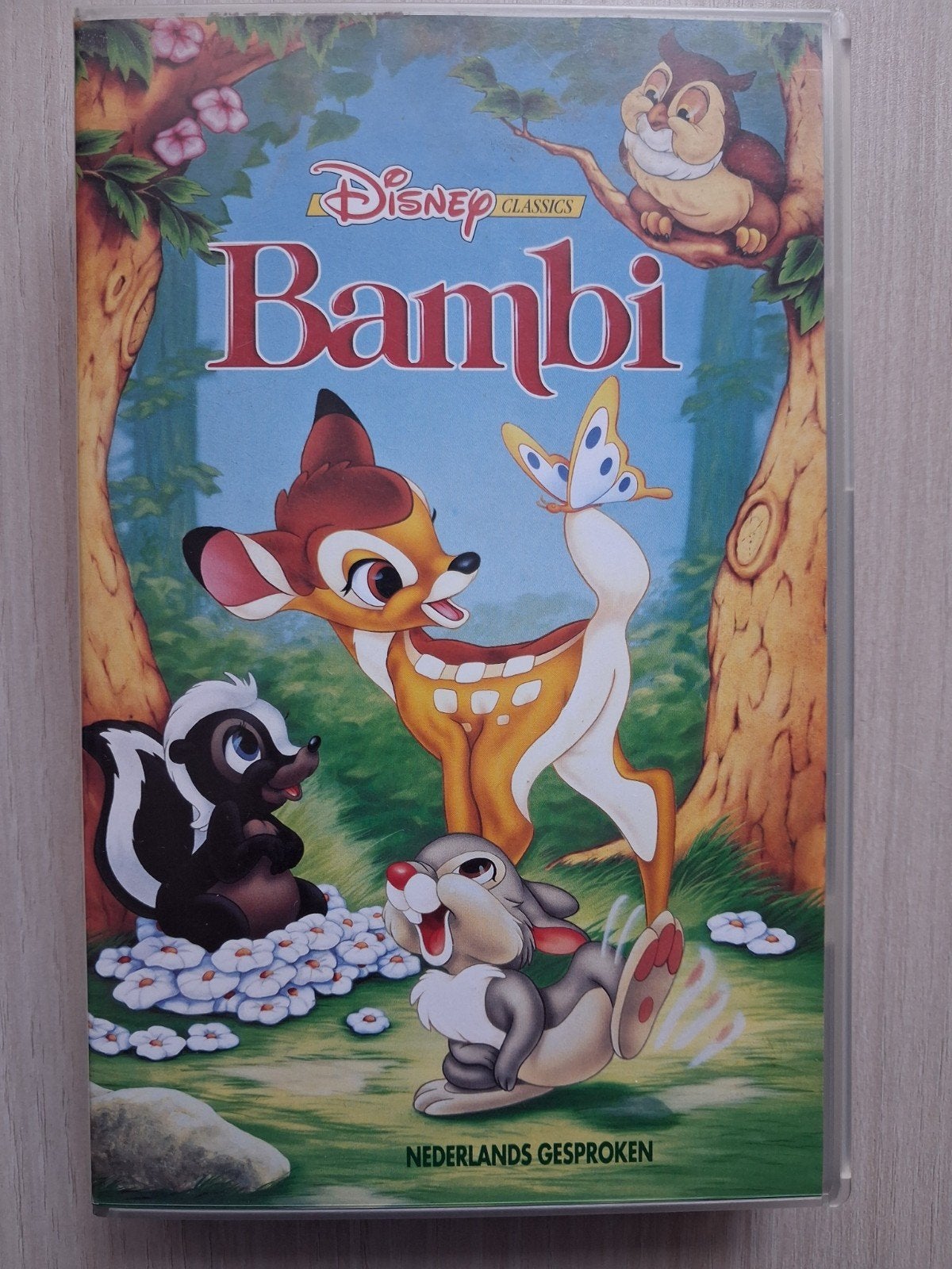 Walt Disney VHS Bambi, Dessin animé, Tous les âges, Enlèvement, Néerlandais