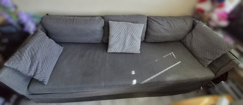 canapé-lit IKEA BOMSUND avec méridienne (à Liège), Maison & Meubles, Trois personnes, Moins de 75 cm, 200 à 250 cm, Bois