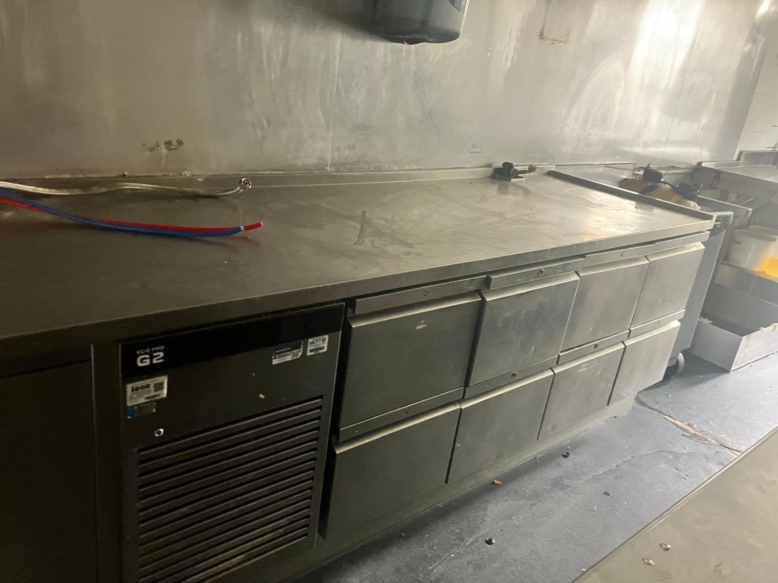 Professionele RVS horeca koelingen + werkbanken – compleet, Ophalen, Gebruikt, Inox Meubilair