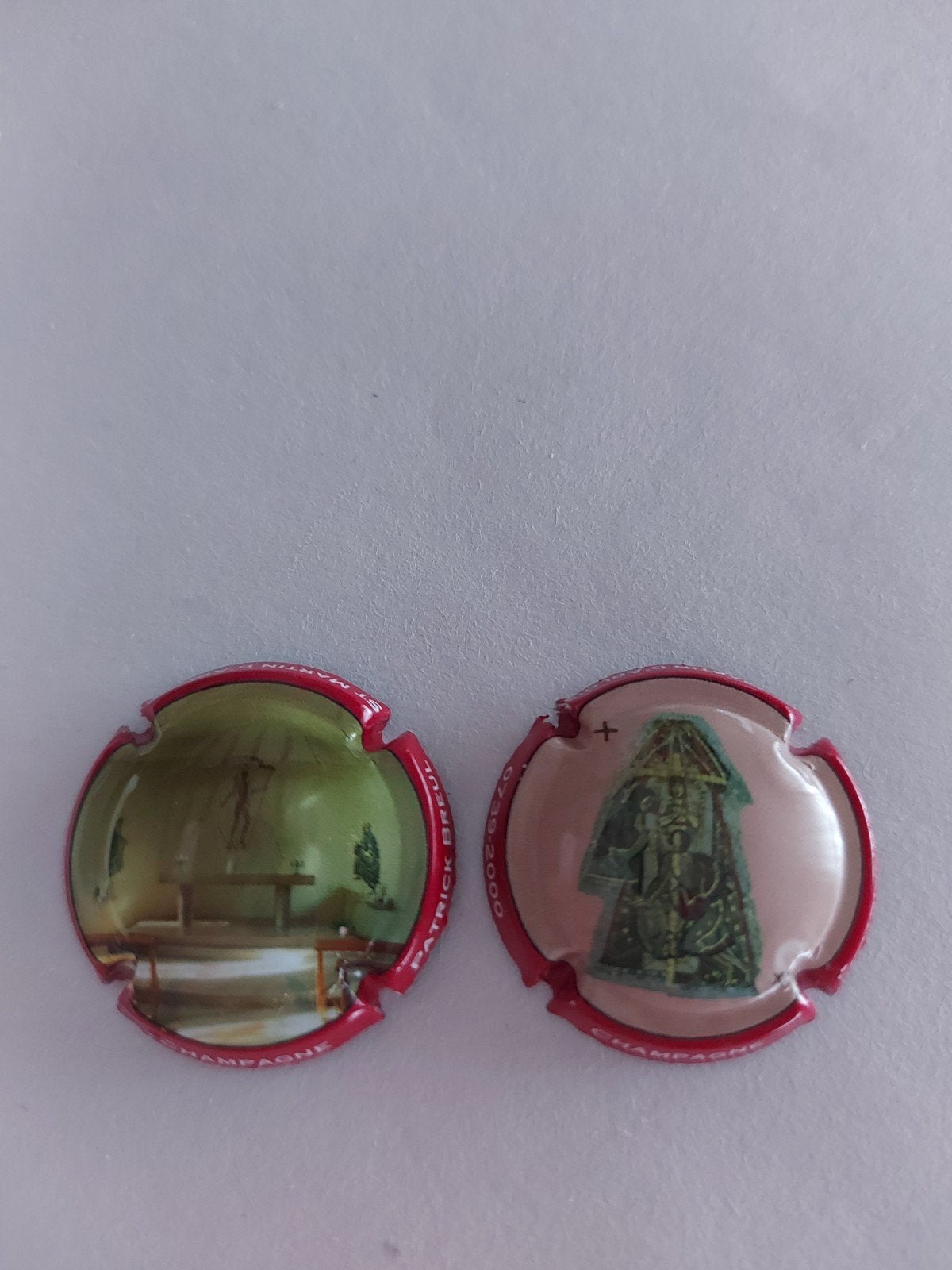 2 champagne capsules BREUL PATRICK, Envoi