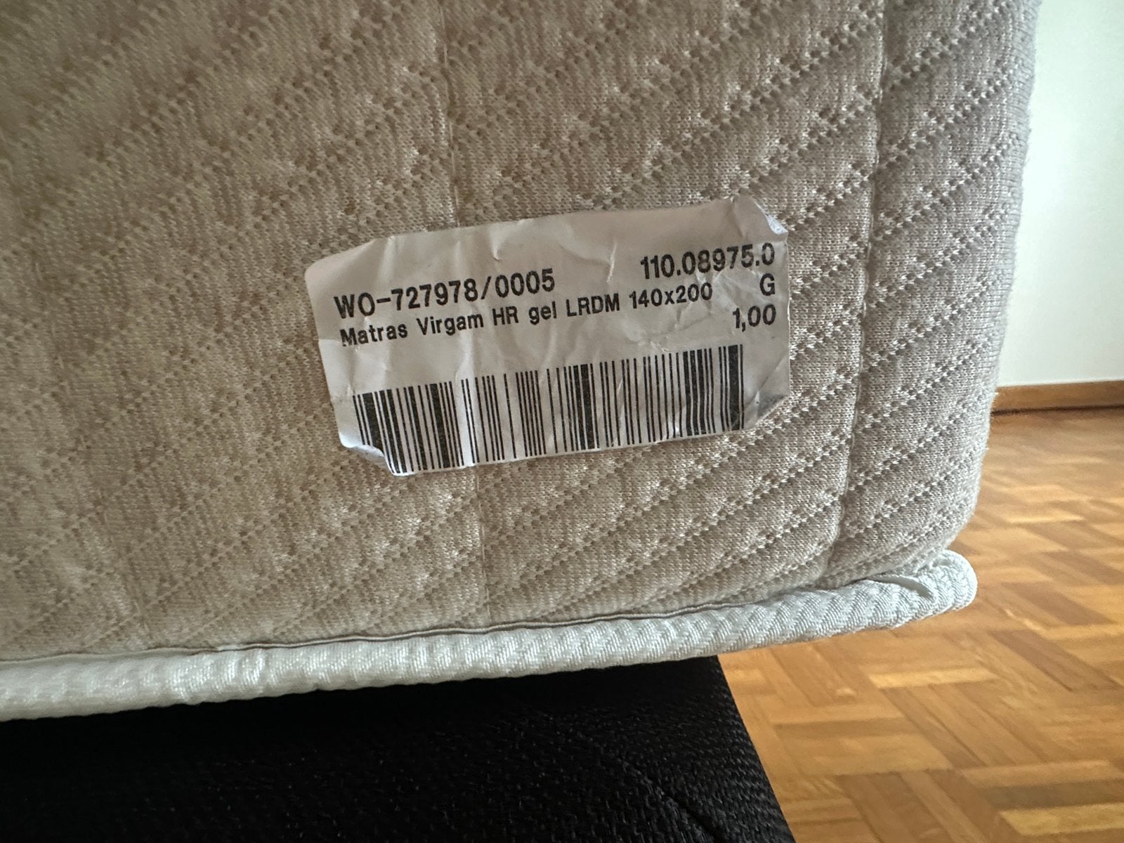 Matress vigam - 140x200, Maison & Meubles, Enlèvement, Comme neuf