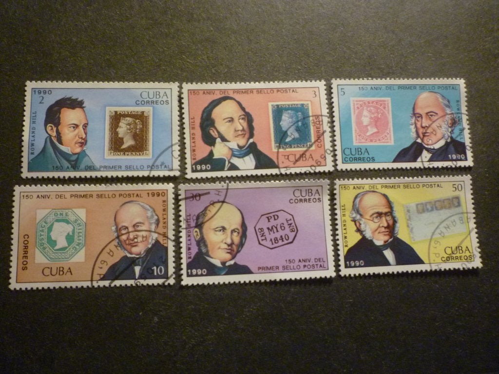 Cuba 1990 Mi 3382/3387(o) Gestempeld/Oblitéré, Envoi, Affranchi, Amérique centrale