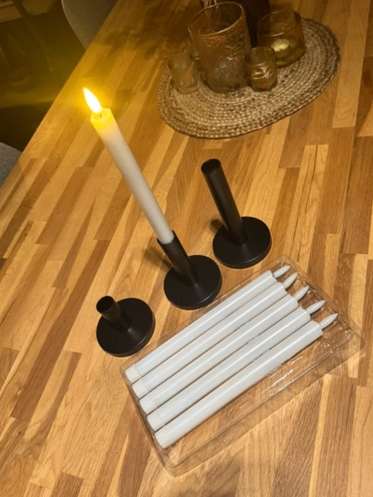 Kaarsen met afstandsbediening 6 stuks, Ophalen of Verzenden, Nieuw, Kaars