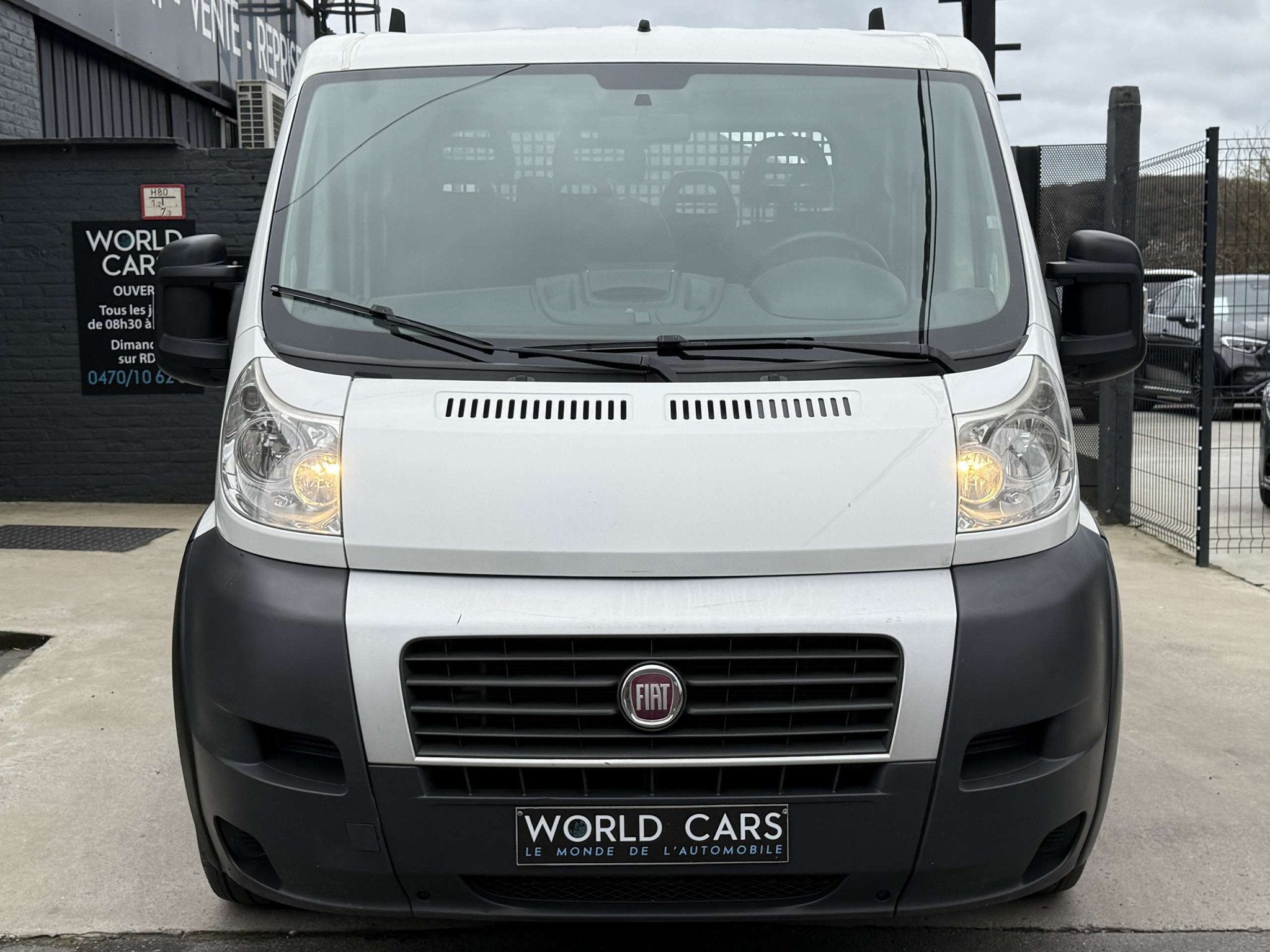 Fiat Ducato 2.3D L4 7PLACES TVAC*BTWIN BENNE GARANTIE 12MOIS, Euro 5, Achat, 4 portes, Entreprise