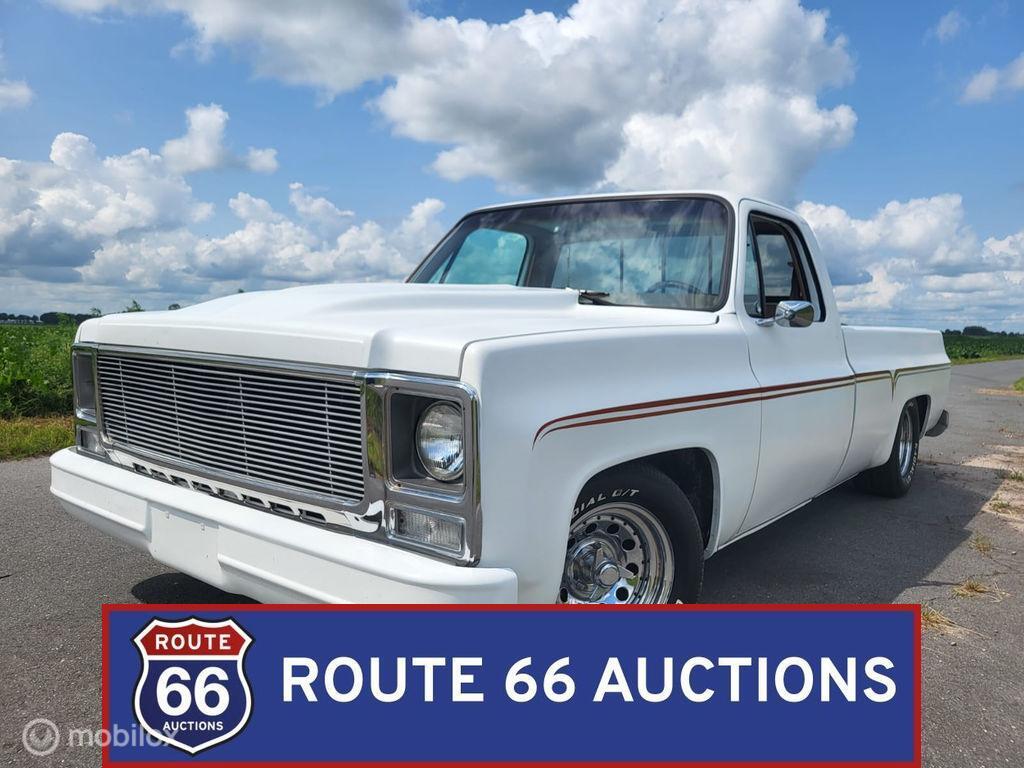 Chevrolet C10 Pickup | 1979 | Route 66 Auctions, Auto's, Chevrolet, Zwart, Bedrijf, Handgeschakeld