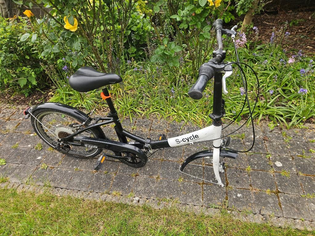 Mini plooifiets, Fietsen en Brommers, Fietsen | Vouwfietsen, Gebruikt, Versnellingen, 18 tot 20 inch, Deels opvouwbaar
