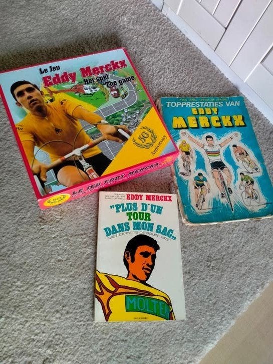 Eddy Merckx, Boeken, Tijdschriften en Kranten, Ophalen