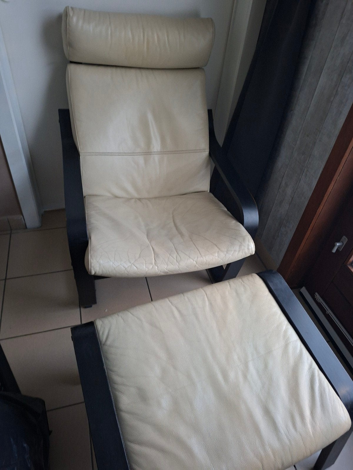 Fauteuil IKEA, Maison & Meubles, Enlèvement, Cuir