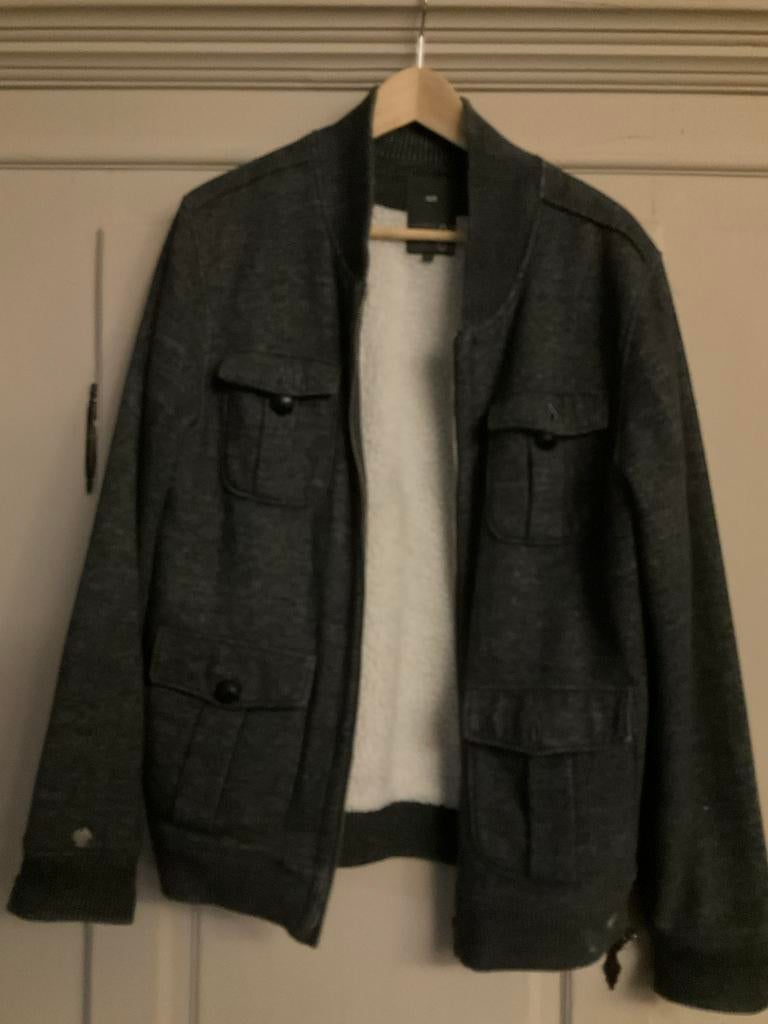 Lichte herenjas grijs, Kleding | Heren, Ophalen, Gedragen, Maat 48/50 (M), Grijs