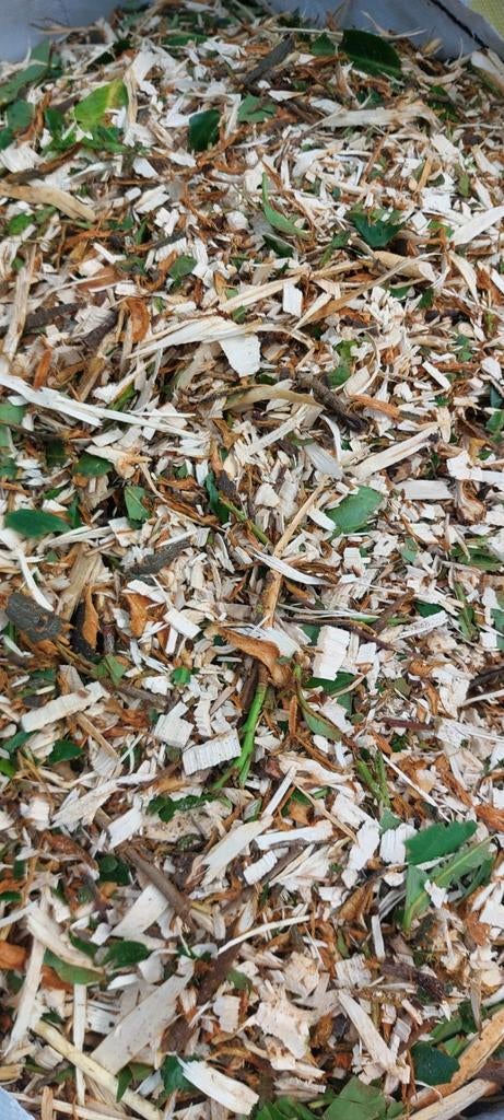 Hakselhout boomschors, Tuin en Terras, Ophalen