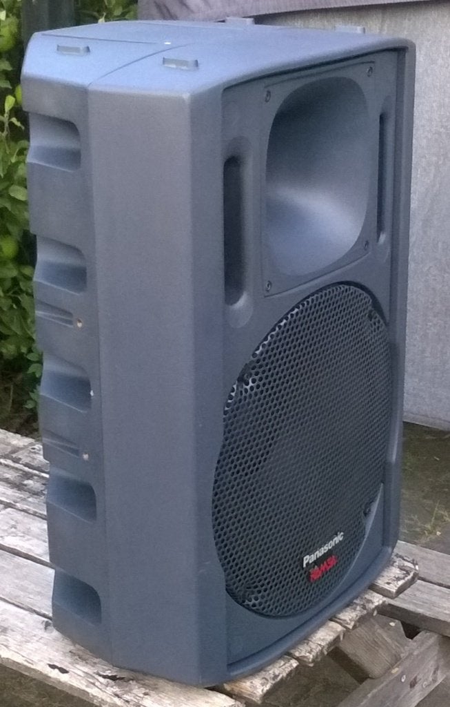 Luidsprekers 15 inch 400 Watt, Ramsa - Panasonic, 2 stuks, TV, Hi-fi & Vidéo, Enceintes, Comme neuf, Enceintes stéréo, 150 watts ou plus