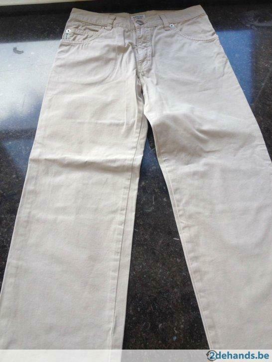 Armani beige broek, 8 jaar, Ophalen of Verzenden, Gebruikt, Jongen, Broek